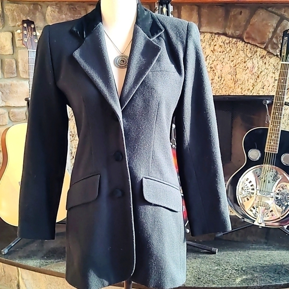 Petite Sophisticate 100% Wool Blazer 6P